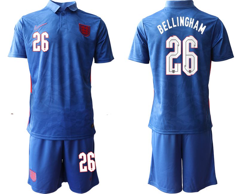 Men 2020-2021 European Cup England away blue #26 Nike Soccer Jersey